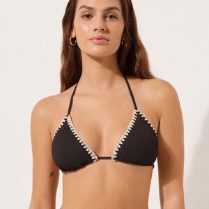 Calze Donia Bikini Set crochet Top size M bottom size S